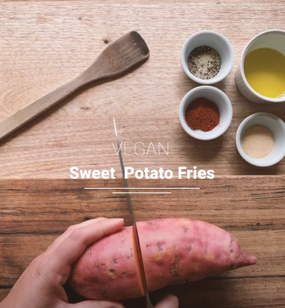 Vegan Sweet Potato Fries 🥔