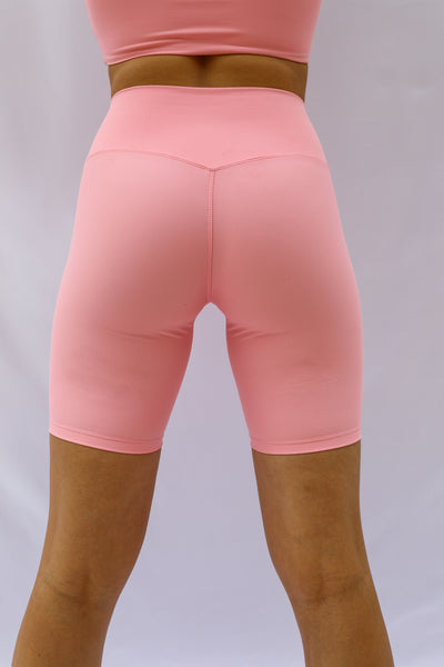 Baby Pink Seamless Biker Shorts
